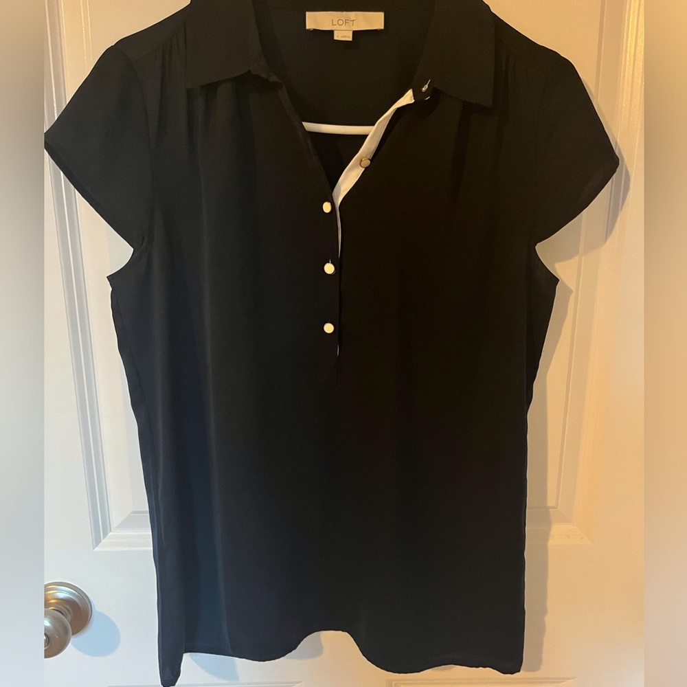 Loft Short Sleeve Blouse